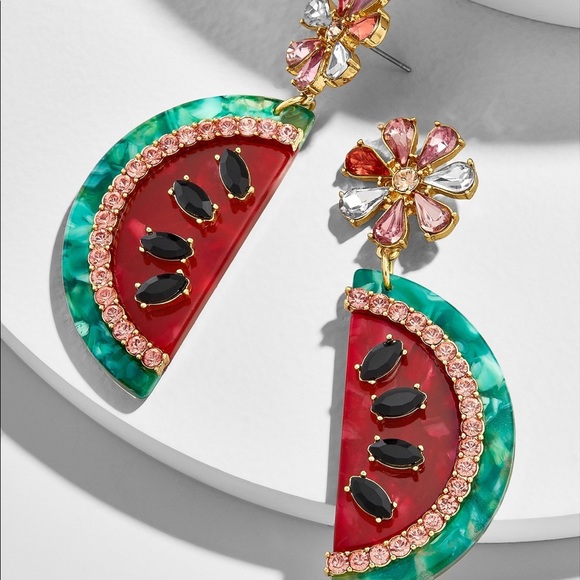 BaubleBar Jewelry | Watermelon Drop Earrings New